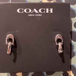 Coach earrings