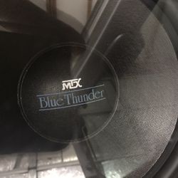 Mint! MTX Blue Thunder 12” Subwoofer In Bandpass Box Old School!