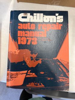 Chilton's Auto Repair Manual 1973