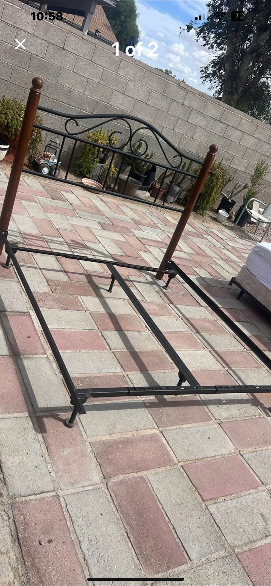 Queen Frame And Headboard 