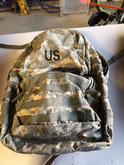 Military Back Back with light weight exo skeleton