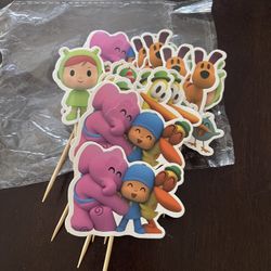 Pocoyo Cupcakes Toppers