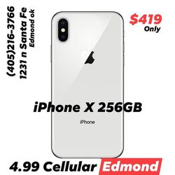 Apple iPhone X 256gb Unlocked $419/only Christmas 🎄 Sale
