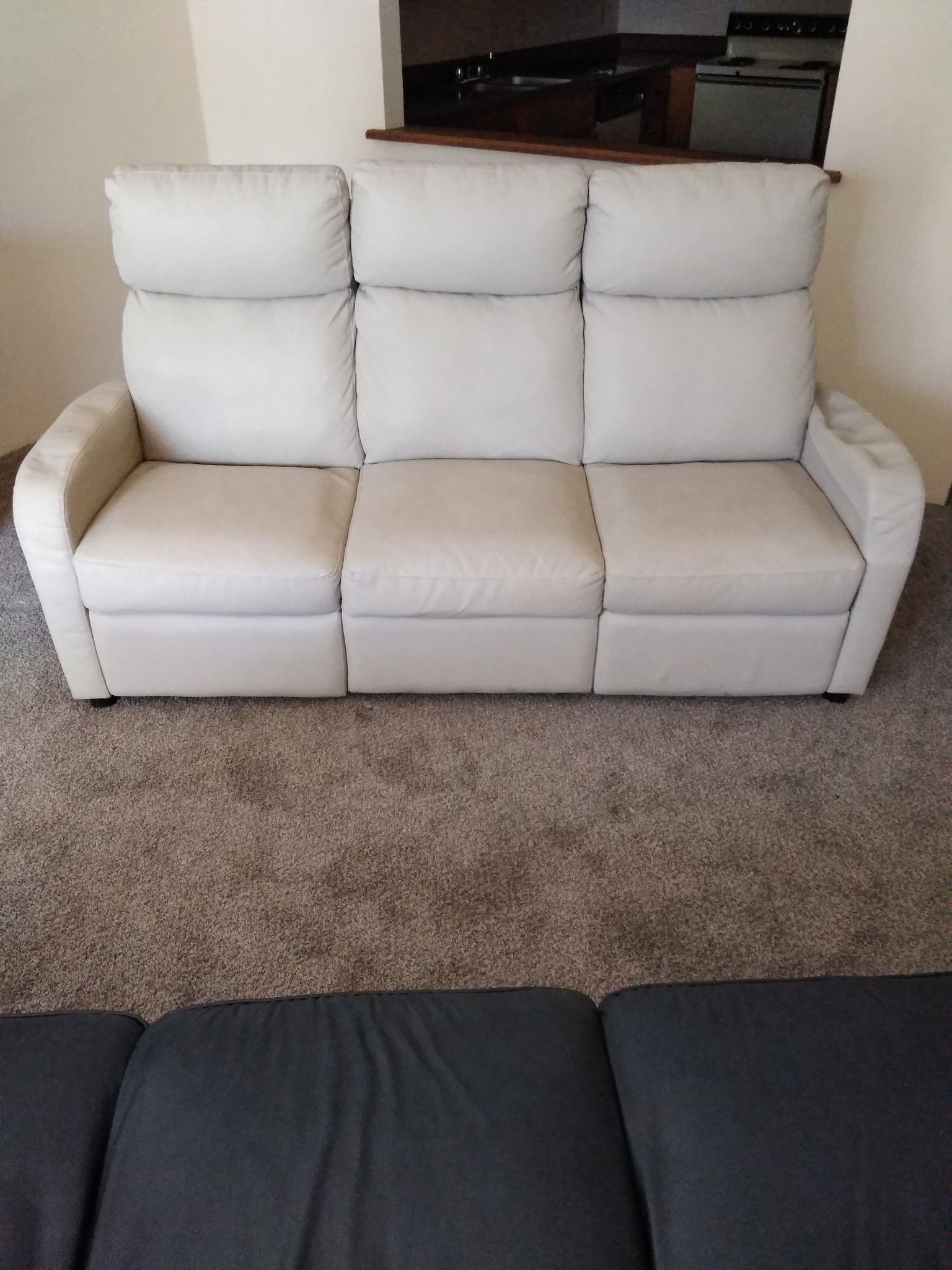 COUCH WITH RECLINERS
