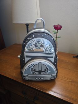 **New**Star wars Baby Grogu Loungfly mini backpack