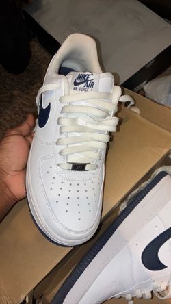 Nike Air Force 1 Low White Navy 8.5