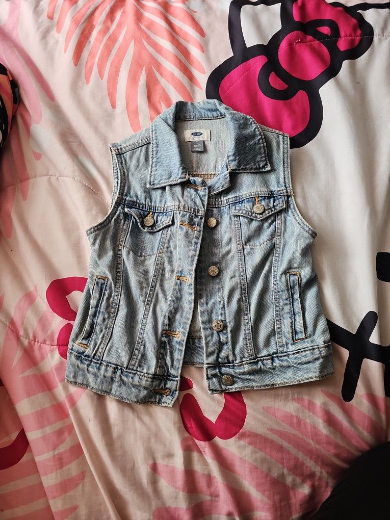 Toddler Girl Jean Vests