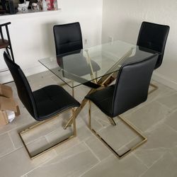 Black & Gold Dining SET 💛⭐️👑🌟