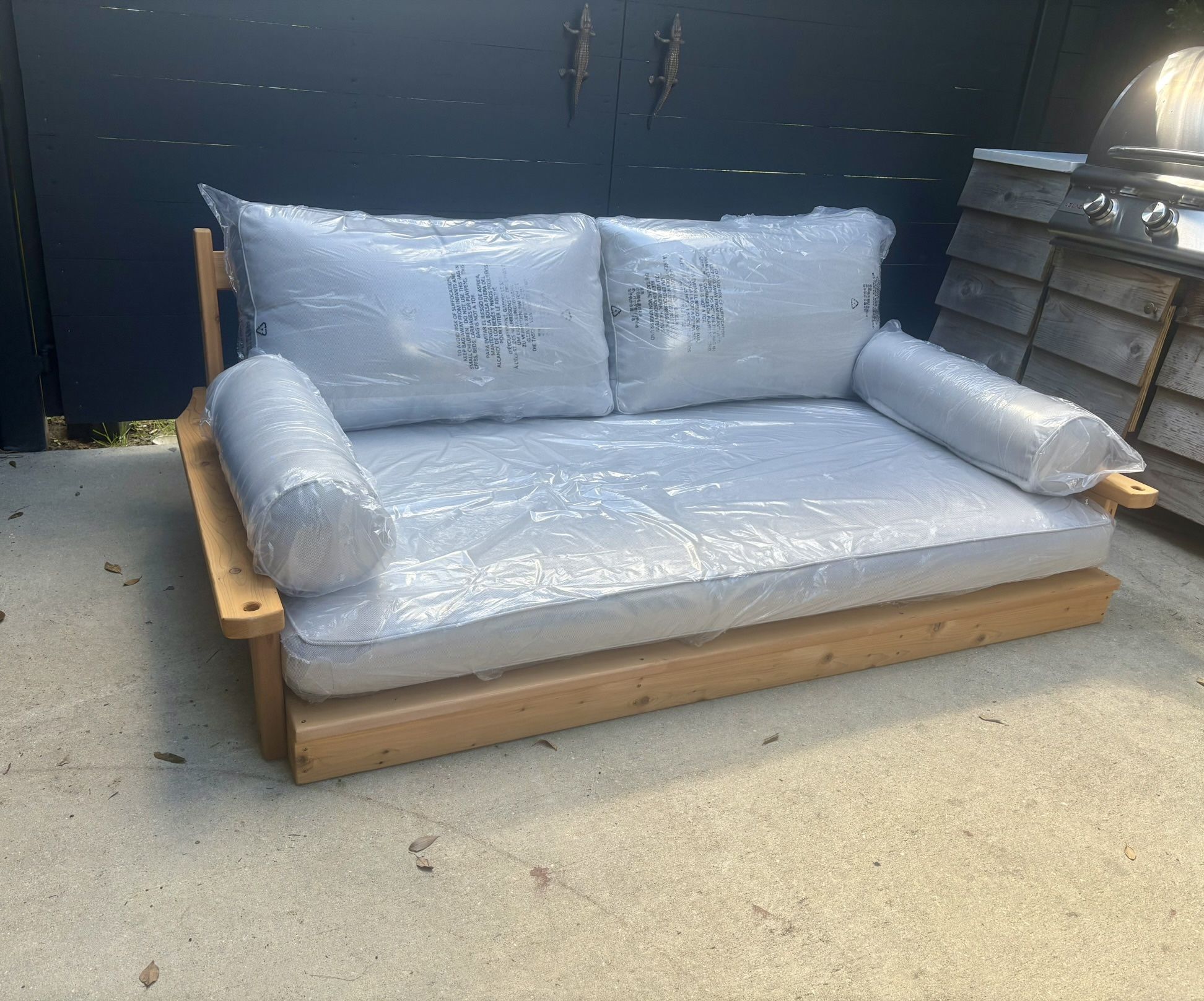 Brand New 6 Ft. Outdoor Swing Bed & Cushions