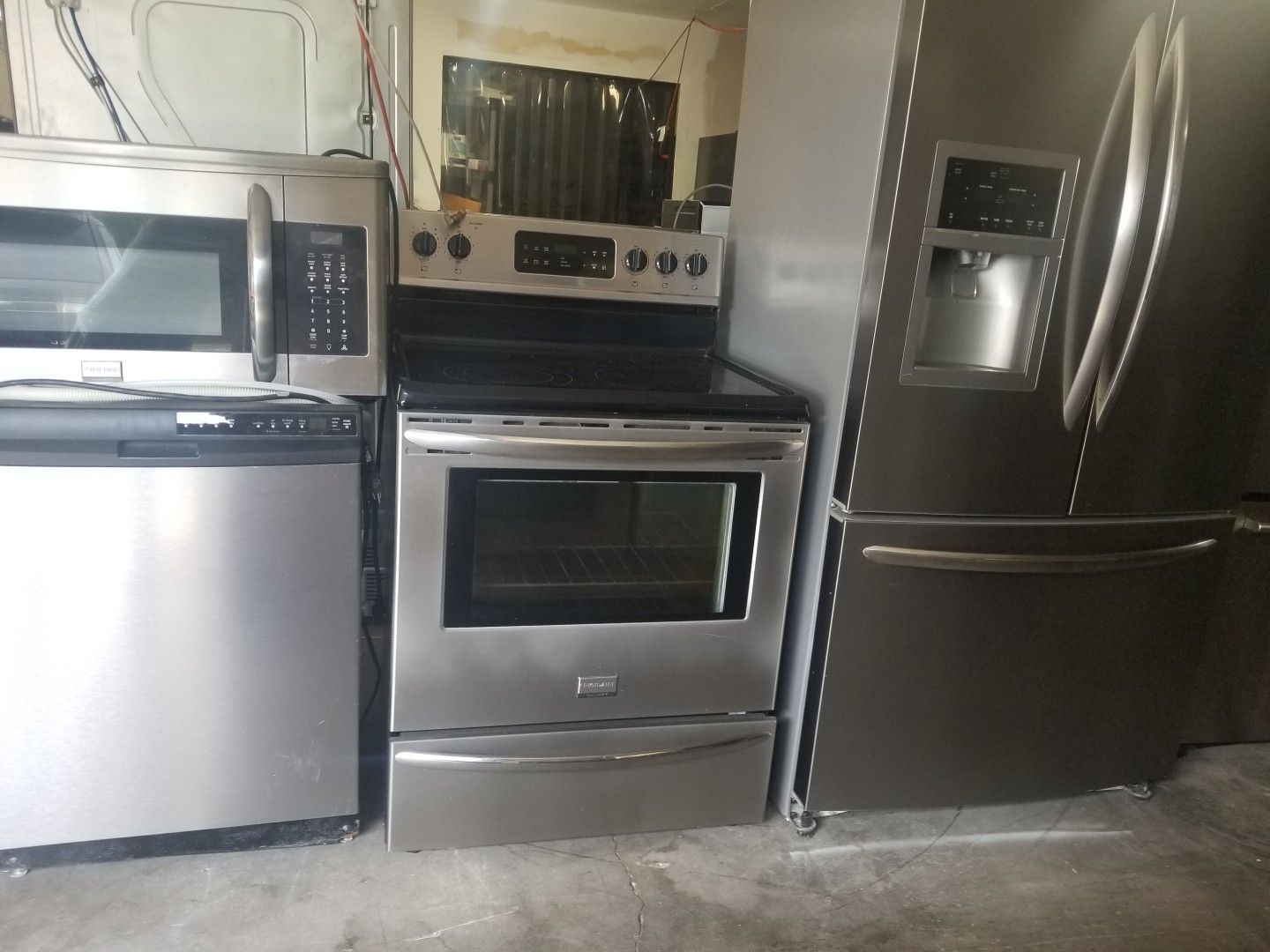 Frigidaire stainless steel appliances