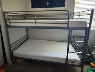 Bunk bed and mattress