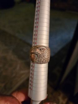 Sterling Silver Eagle Head ring size 12 Culver City area