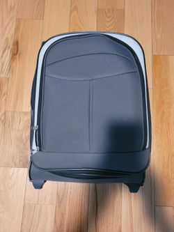 Gray Soft-Shell Carry-On Luggage