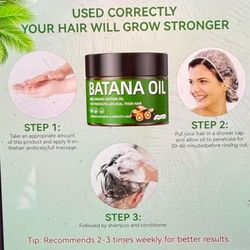 Batana Oil Organic Growth Oil 120ml All Natural Strengthen Nourish Smooth Hair