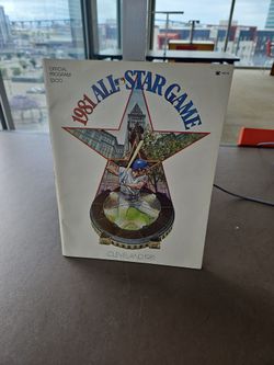 1981 ALL-STAR GAME OFFICIAL PROGRAM  WITH CARDS $35