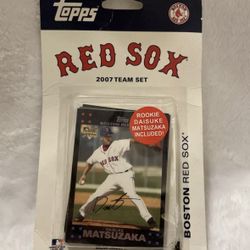 Topps Redsox Team Set 2007 New Unopened