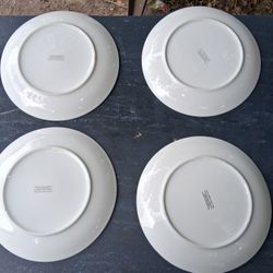 China Plates, Set Of 4