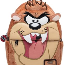 Warner Brothers Looney Tunes Tasmanian Devil Plush Cosplay Mini Backpack