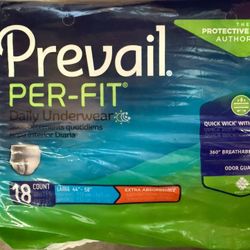 Prevail diapers Size Large
