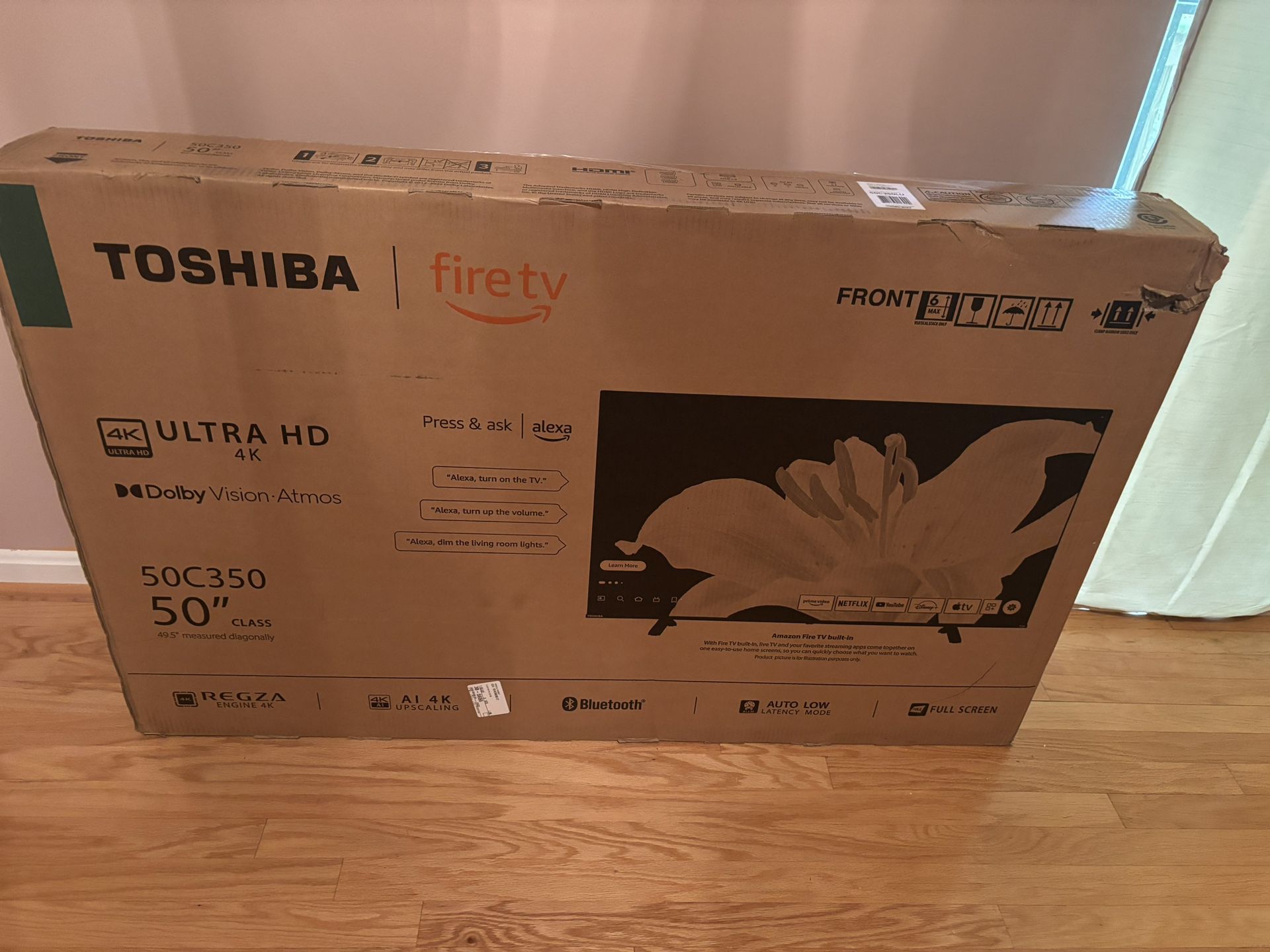 50 Inch Toshiba 4K Smart Firestick Tv