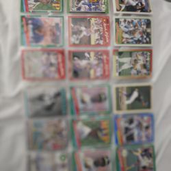 1989 too 1990 baseball error cards are available for purchase or trade.