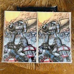 Transformers #21 - Jimbo Salgado - Topshelf Virtual Con Wraparound Virgin Thank You Variant Comic