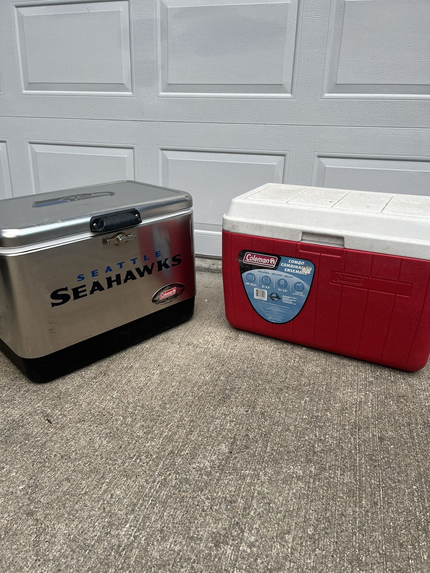 Coleman Coolers - Seahawks Stainless Steel Belted