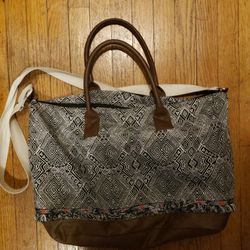 Boho Tote Bag/ Overnight Bag