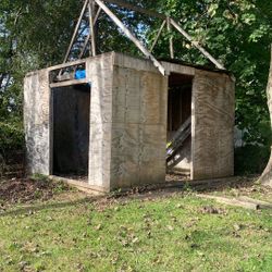Half Built Wooden shed/building