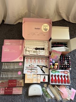 Huge Beetles Nail Bundle – TiPEX Lite, Gel Polish, UV Lamp, Nail Tips & Tools – Complete Nail Kit