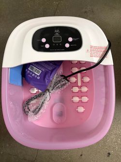 MoodRelish Foot Spa Bath Massager – Heat, Bubbles & Vibration