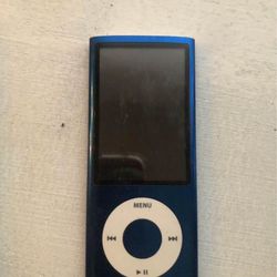 Blue iPod Nano 