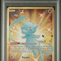 Mew Ex Gold Celebrations , Psa 10 , Pokemon Card
