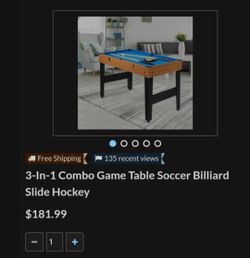 3 In 1 Game Table