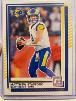 Matthew Stafford Donruss NFL Trading Card