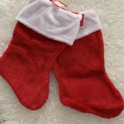 Stocking Red And White