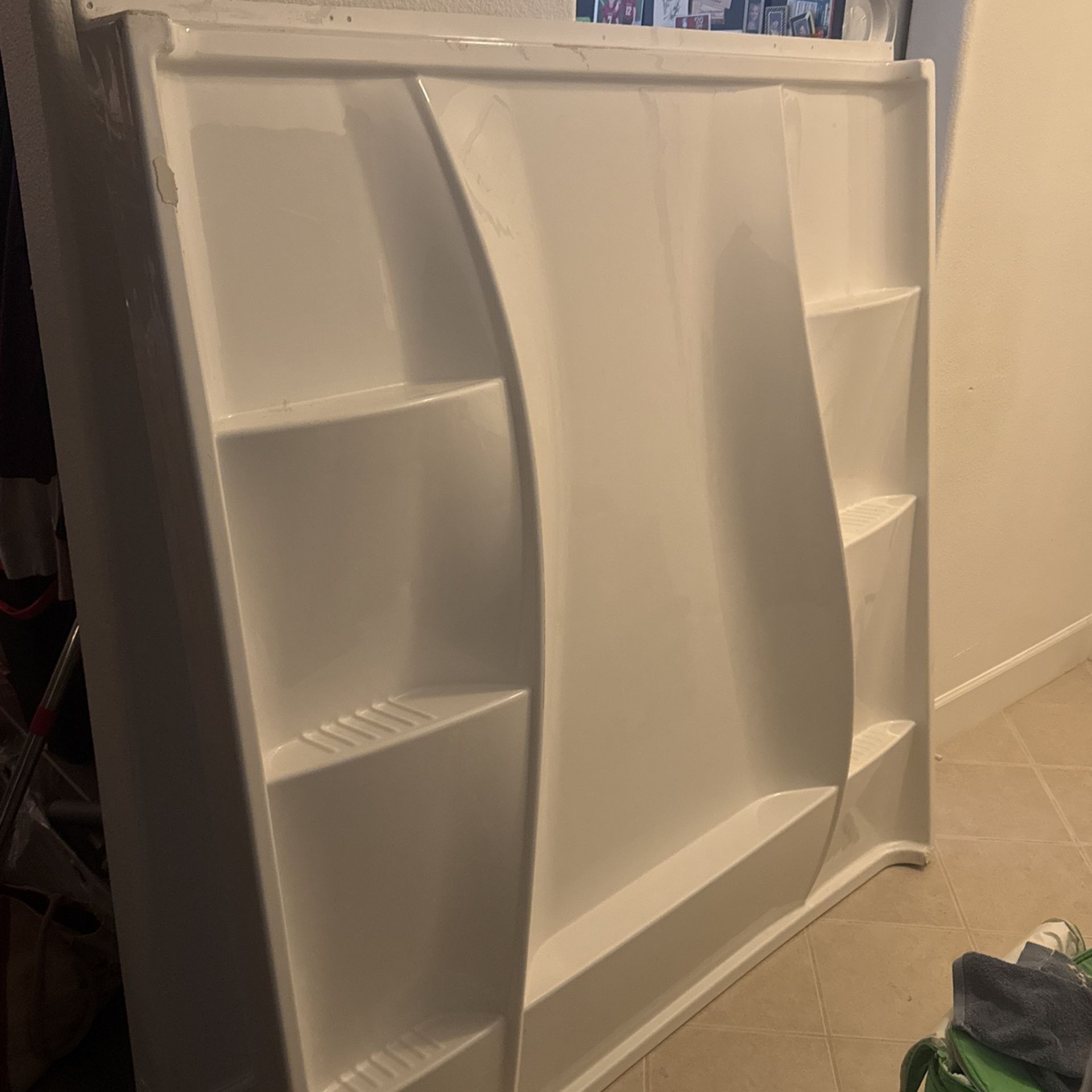 Bathtub Enclosure. Back And Left Side Only