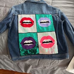 Designer, Blue, Jean Jacket