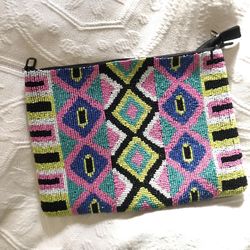 Pepe Jeans Beaded Convertible Clutch