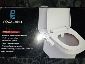 POCALAND Ultra-Slim Non-Electric Bidet Attachment - New / Open Box 25$ OBO