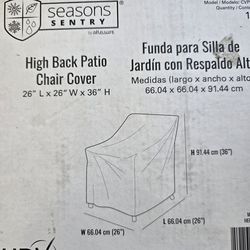 4 seasons low and high back patio chair cover