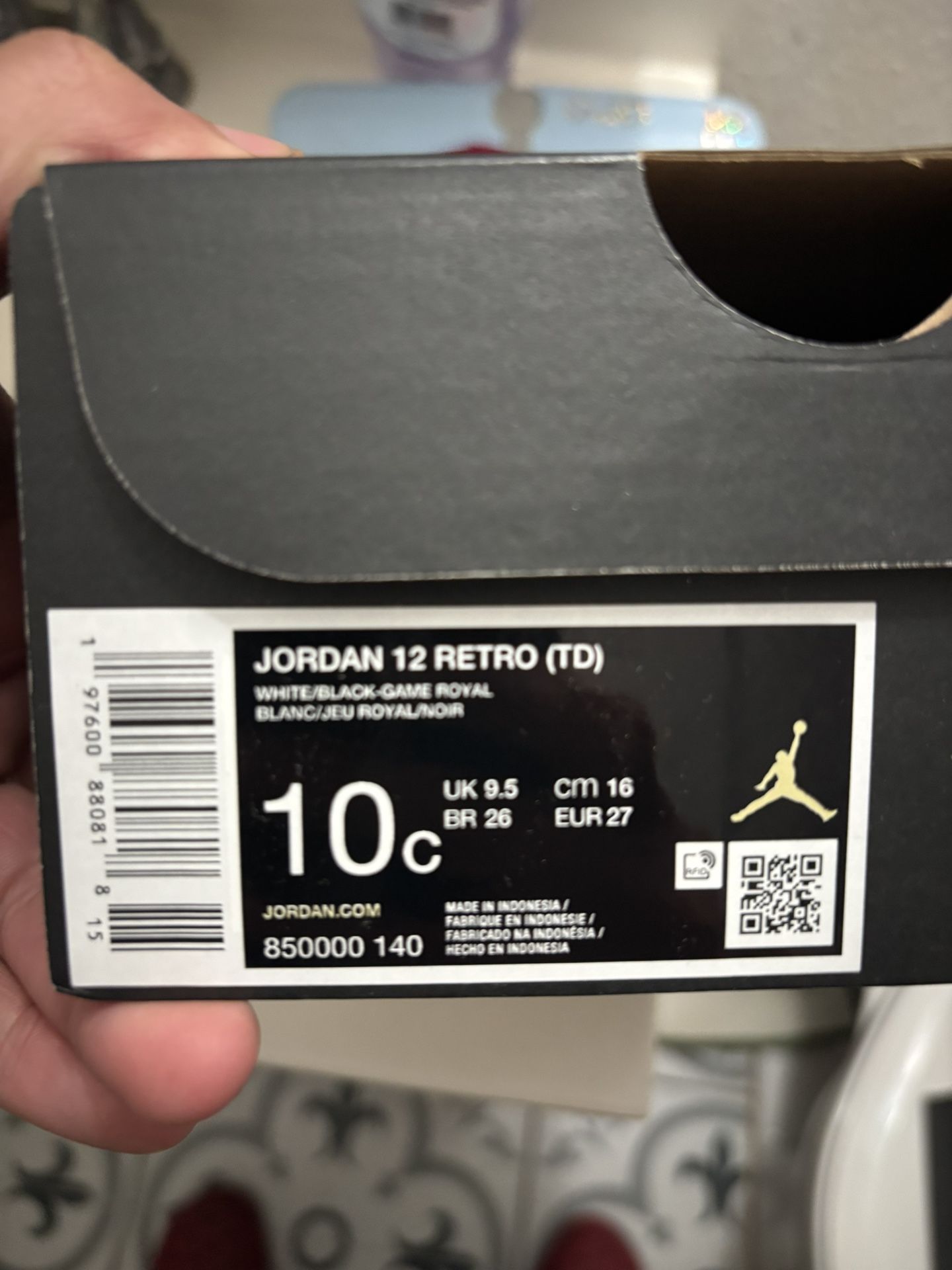 Ds Air Jordan Blueberry 12s Size 10c