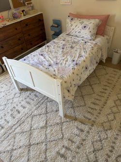 Two Twin Beds, Two Mattresses and a Nightstand