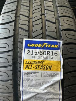 215 60 16   Goodyear assurance all-season