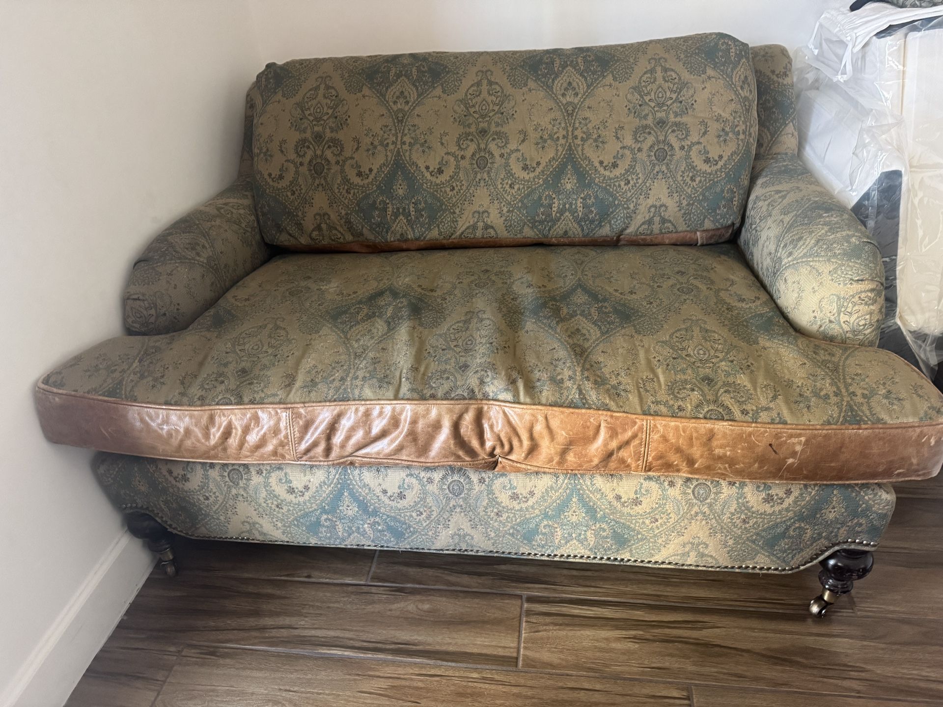 Reversible Sofa Bed And Matching Storage Ottoman
