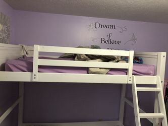 Bunk bed less than a week