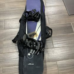 Snowboard 144cm And Bindings