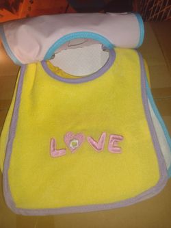 New baby girl bibs