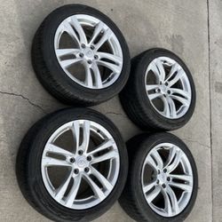 4 —— 245/45zr18  5x4.5 5x114.3 Stock ENKEI Infiniti G35 G37 Q50 Q60  Ford Mustang Camry Accord Civic Tacoma Altima Sentra Wheels Rims 80% Treads Tires