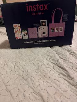 purple polaroid camera bundle